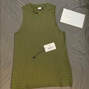 Zyia olive chill tank large